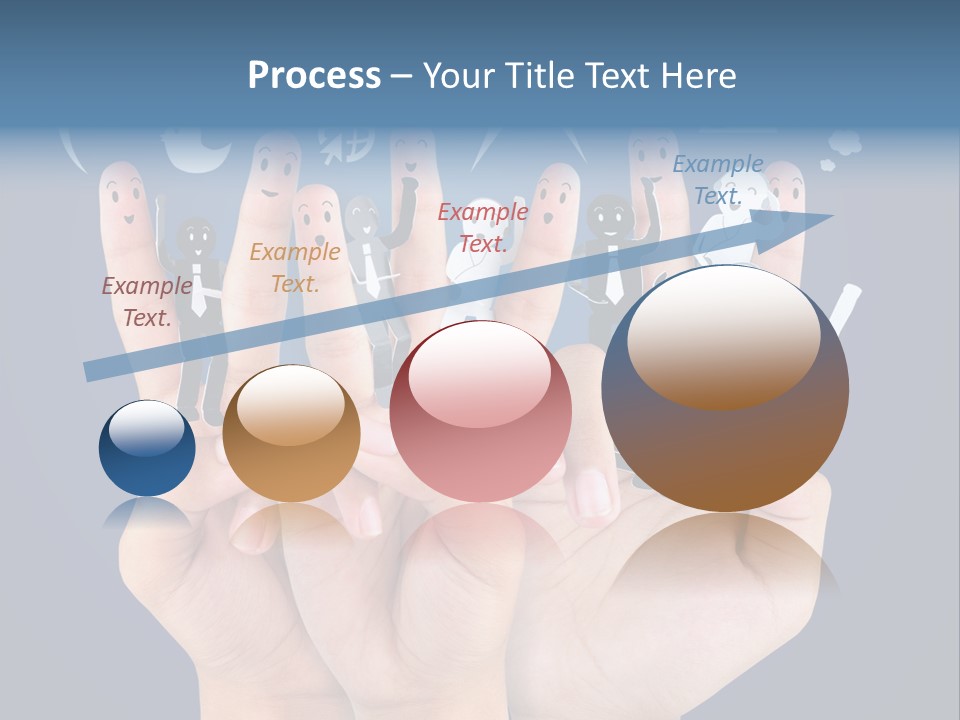 Happy Symbol United PowerPoint Template