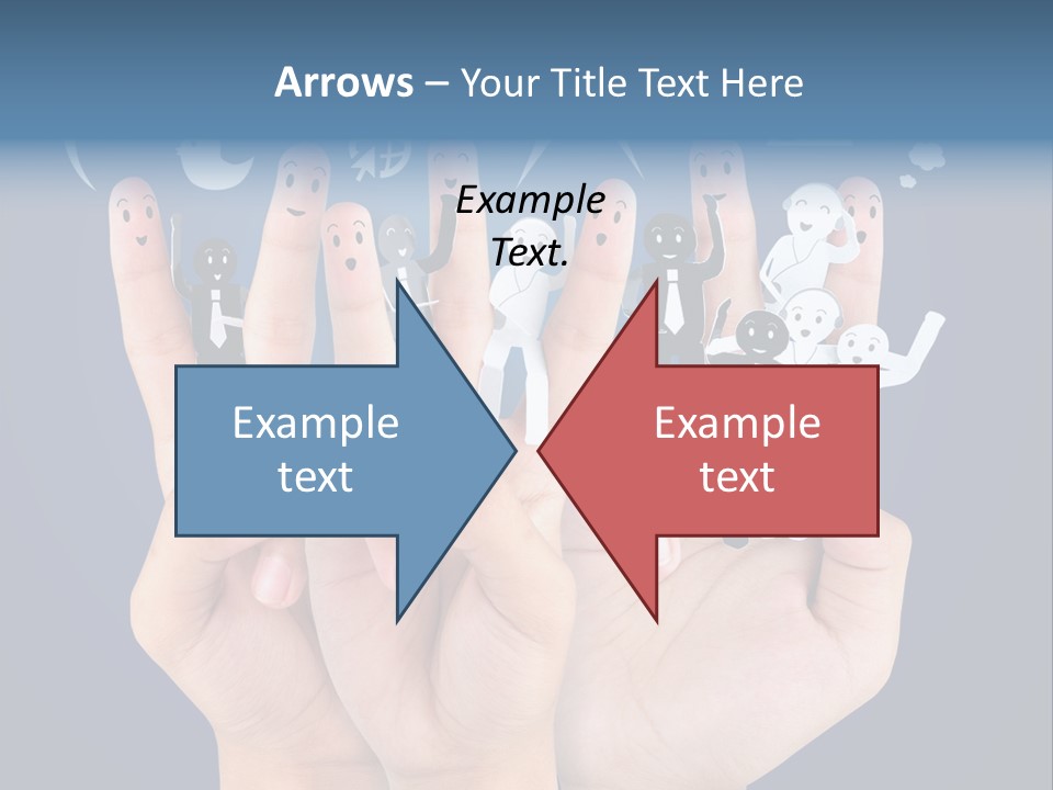 Happy Symbol United PowerPoint Template