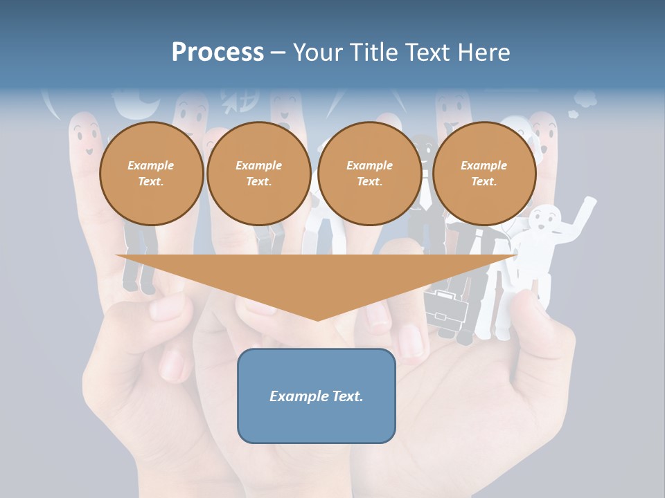 Happy Symbol United PowerPoint Template