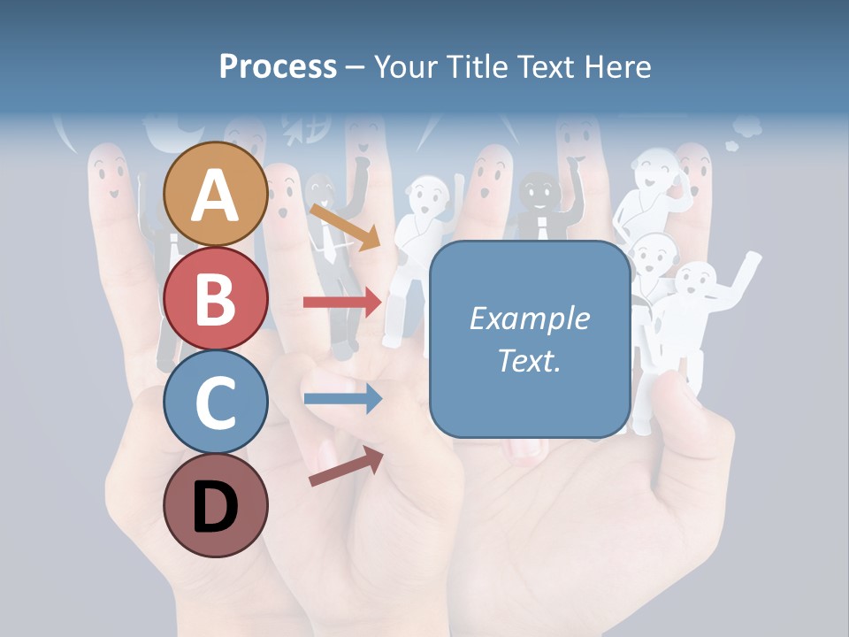 Happy Symbol United PowerPoint Template