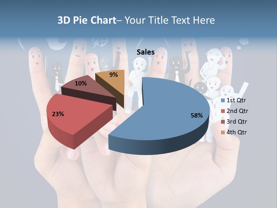 Happy Symbol United PowerPoint Template