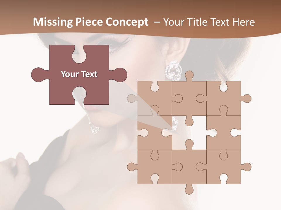 Jewelry Diamond Beautiful PowerPoint Template