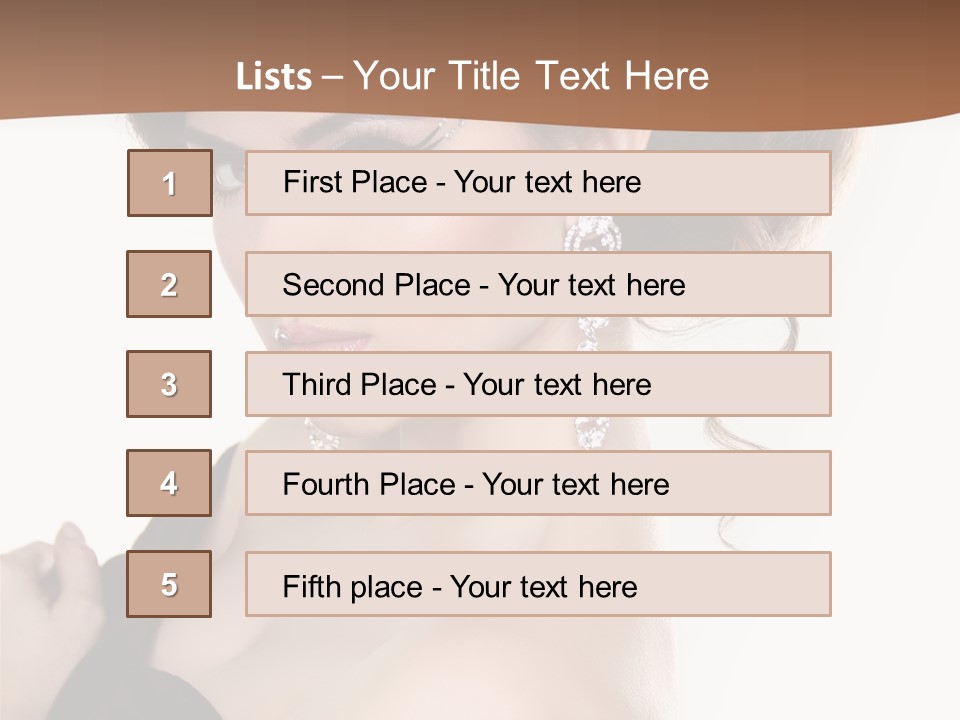 Jewelry Diamond Beautiful PowerPoint Template
