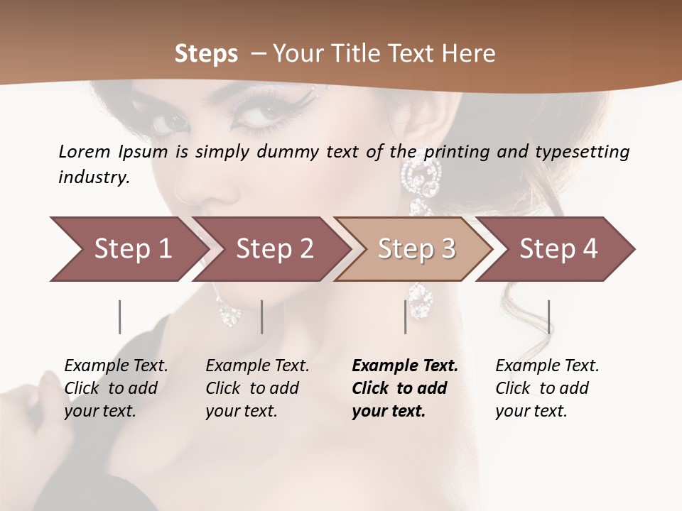 Jewelry Diamond Beautiful PowerPoint Template