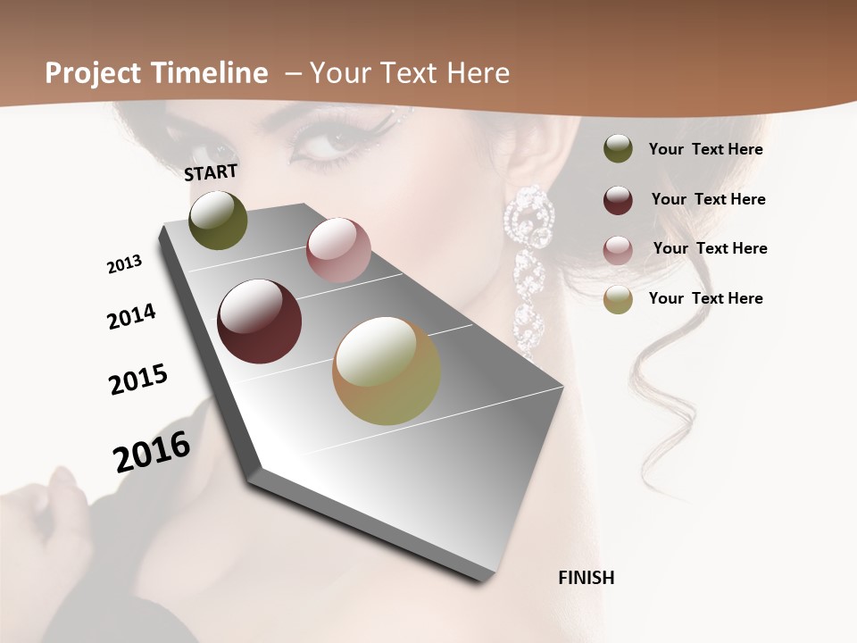 Jewelry Diamond Beautiful PowerPoint Template
