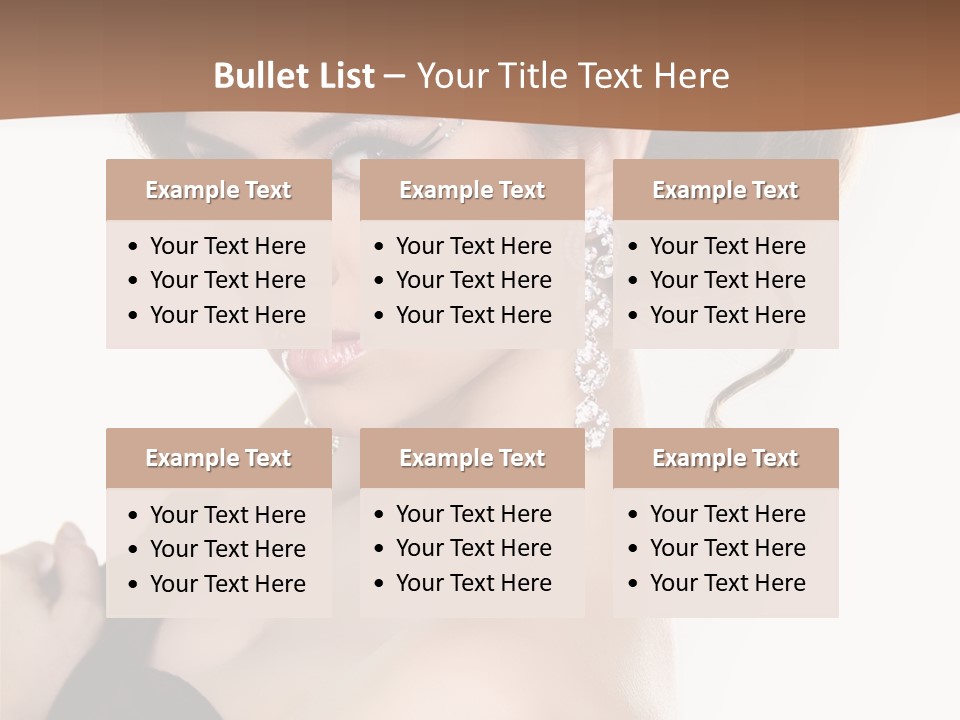 Jewelry Diamond Beautiful PowerPoint Template