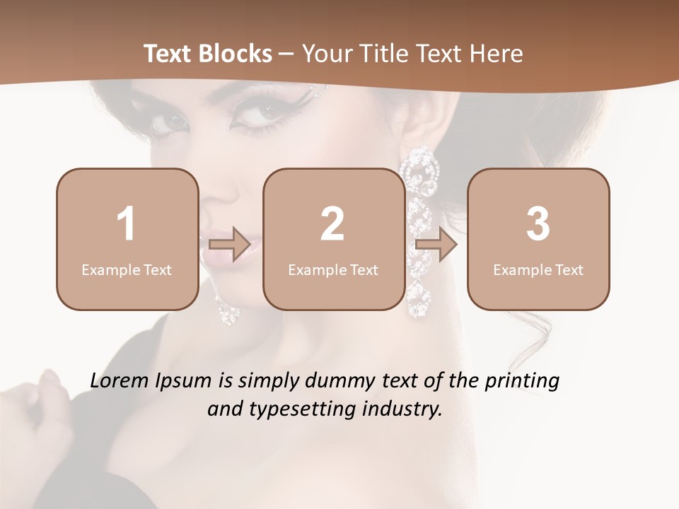 Jewelry Diamond Beautiful PowerPoint Template