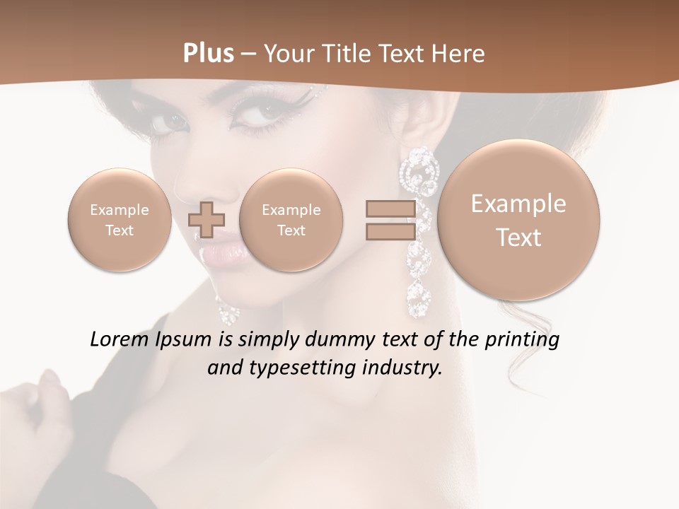 Jewelry Diamond Beautiful PowerPoint Template