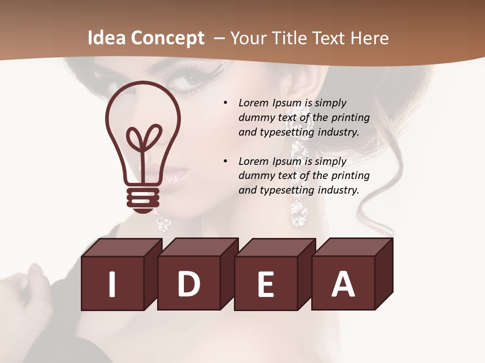 Jewelry Diamond Beautiful PowerPoint Template