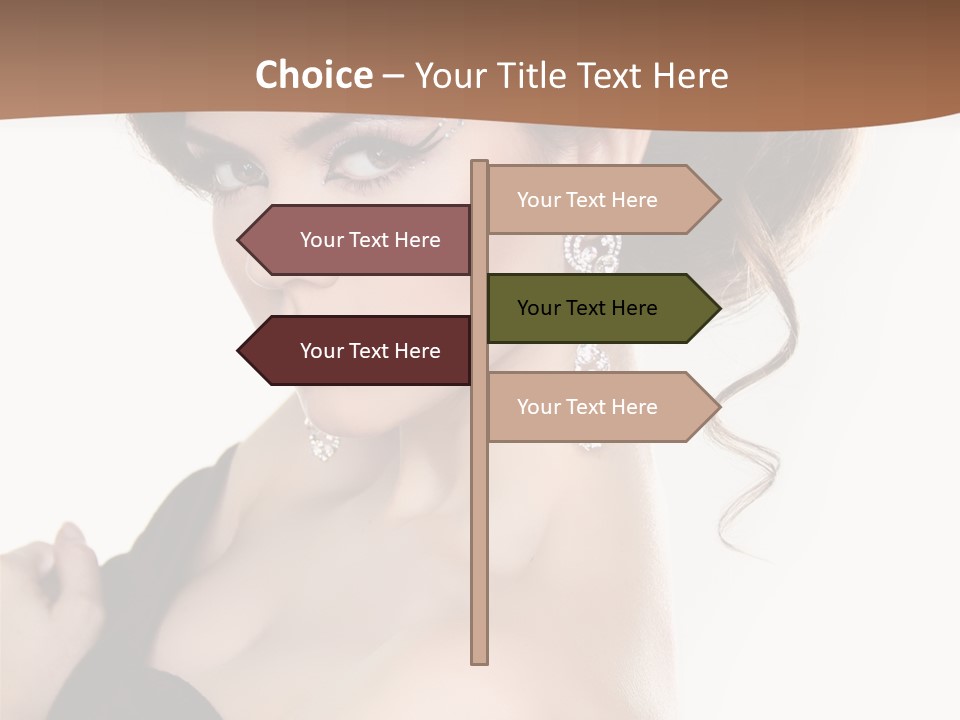 Jewelry Diamond Beautiful PowerPoint Template