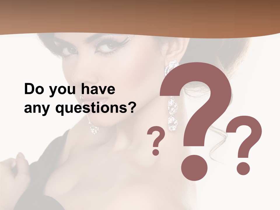 Jewelry Diamond Beautiful PowerPoint Template