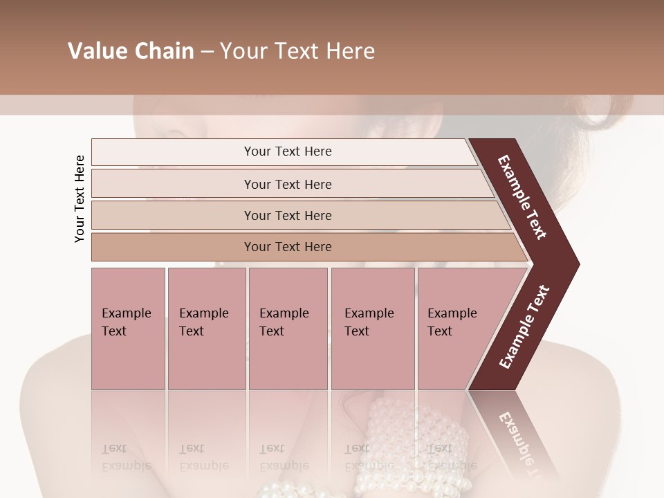 Beauty Posing Woman PowerPoint Template