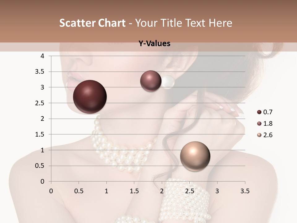 Beauty Posing Woman PowerPoint Template