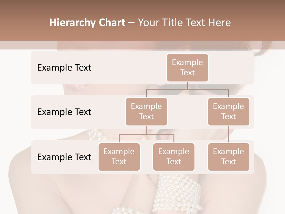 Beauty Posing Woman PowerPoint Template