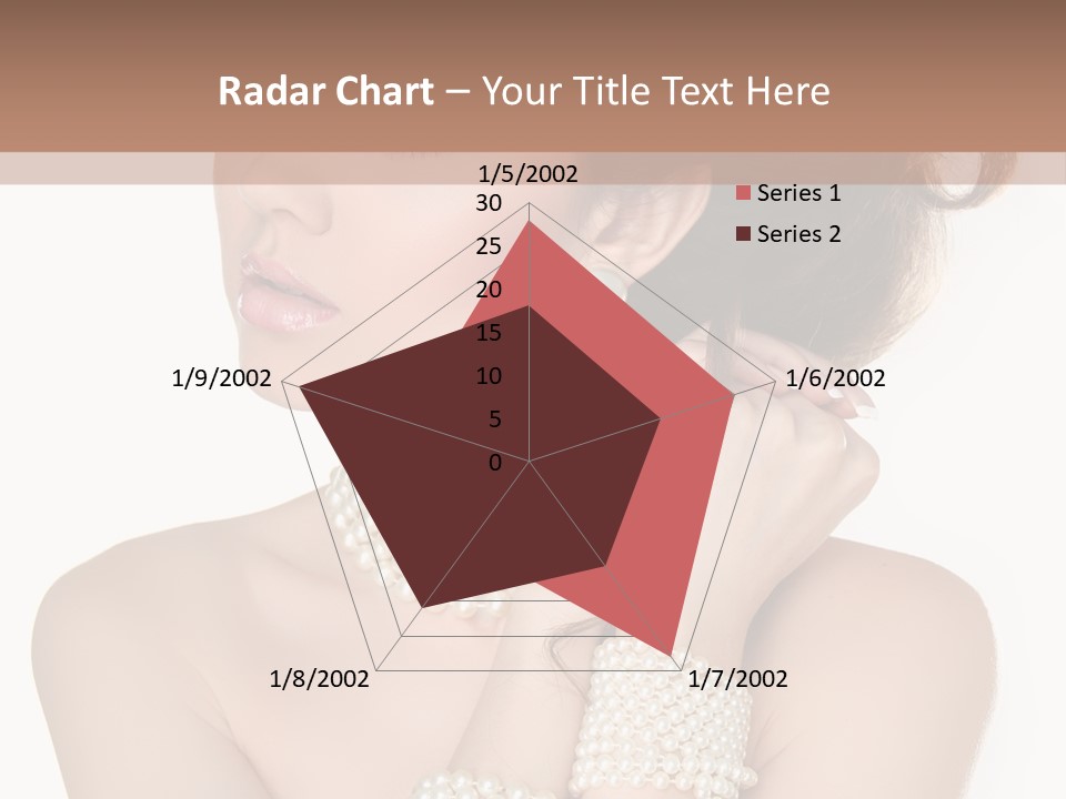 Beauty Posing Woman PowerPoint Template