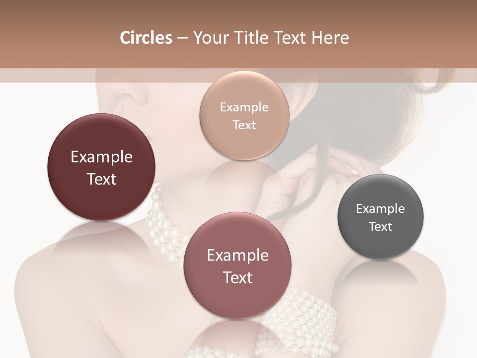 Beauty Posing Woman PowerPoint Template