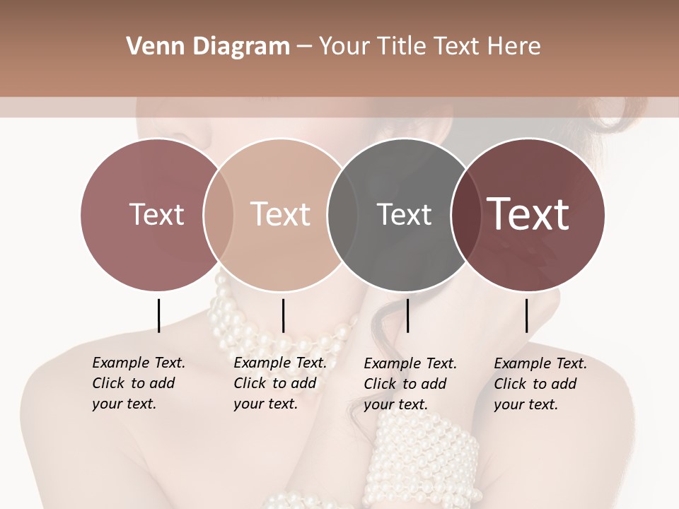 Beauty Posing Woman PowerPoint Template