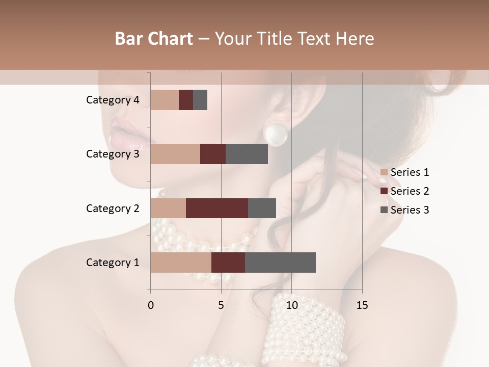 Beauty Posing Woman PowerPoint Template