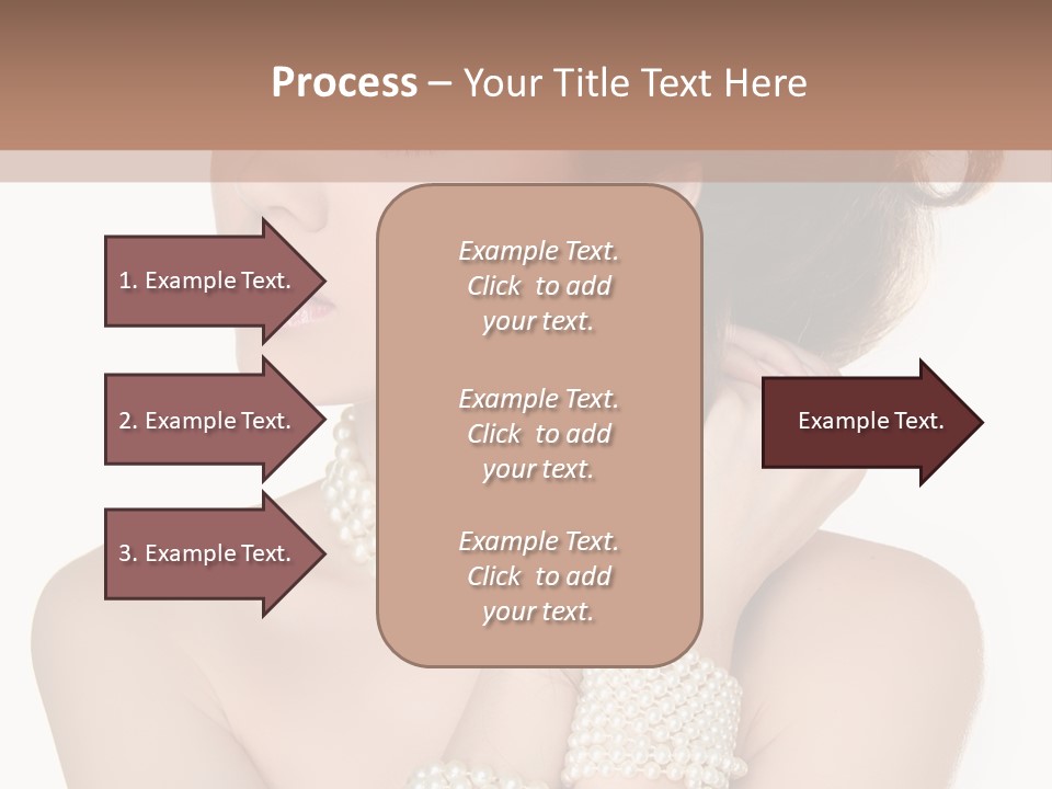 Beauty Posing Woman PowerPoint Template