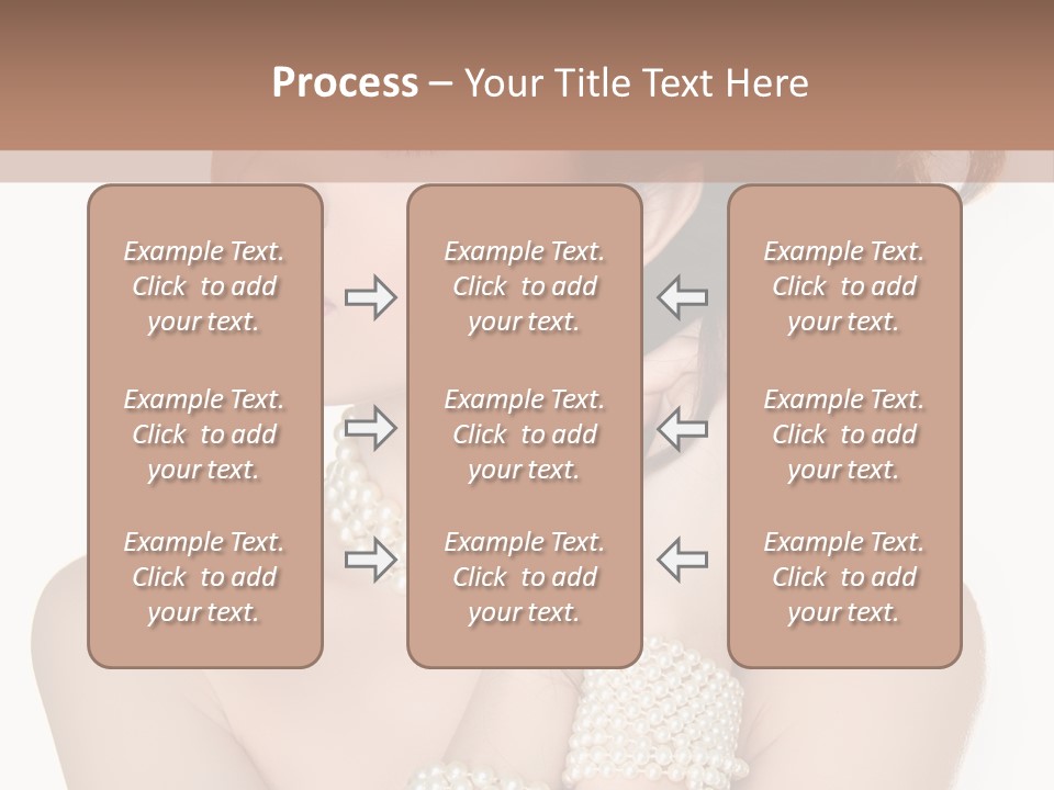 Beauty Posing Woman PowerPoint Template