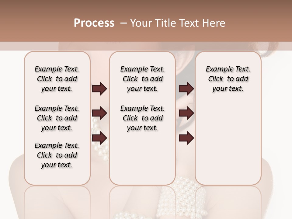 Beauty Posing Woman PowerPoint Template
