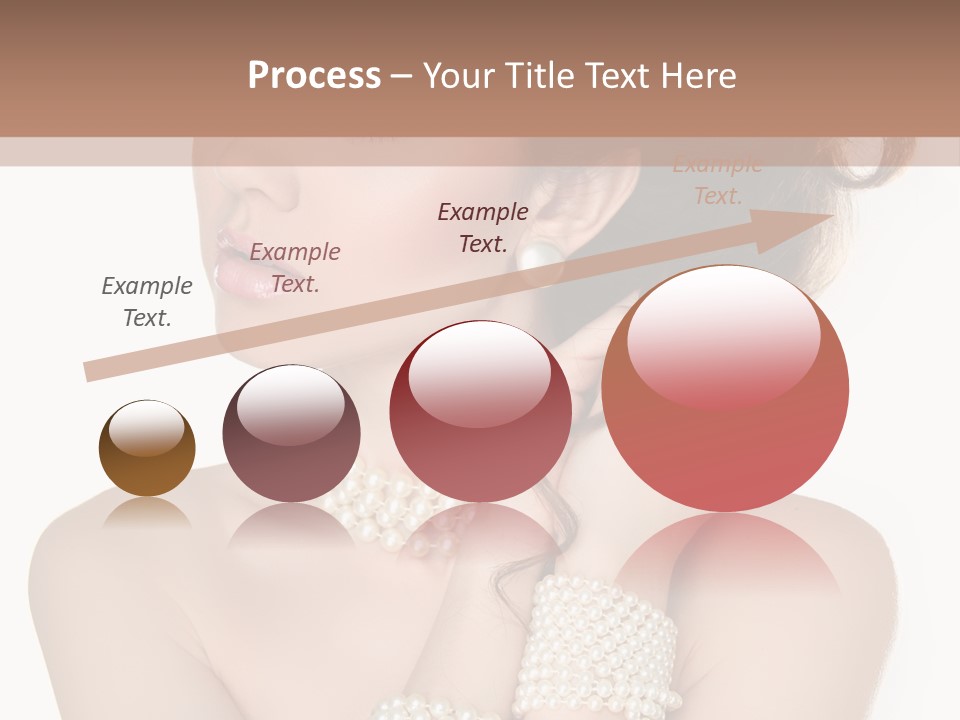 Beauty Posing Woman PowerPoint Template