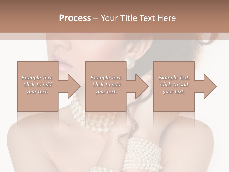 Beauty Posing Woman PowerPoint Template