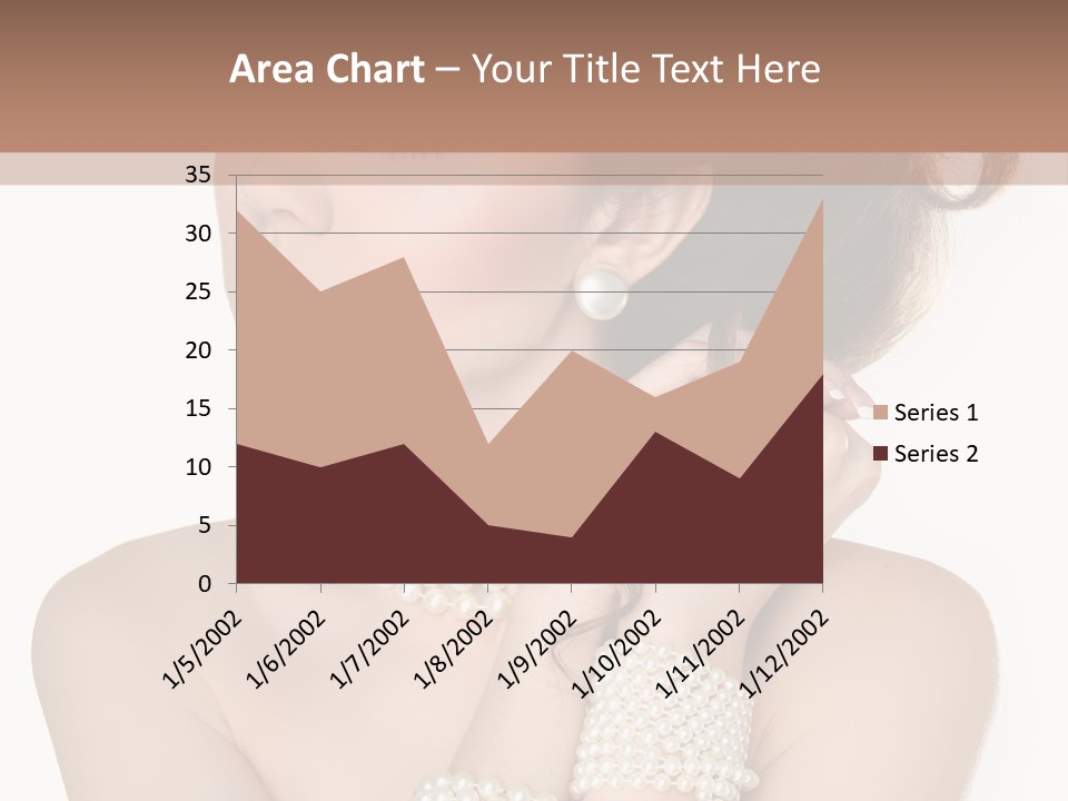 Beauty Posing Woman PowerPoint Template