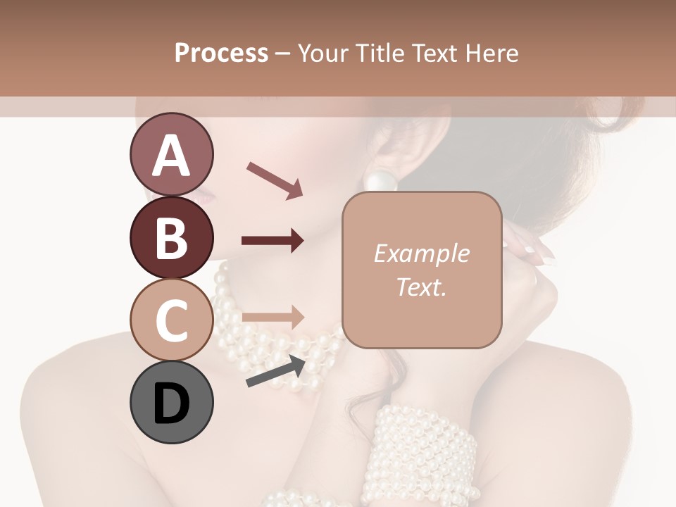 Beauty Posing Woman PowerPoint Template