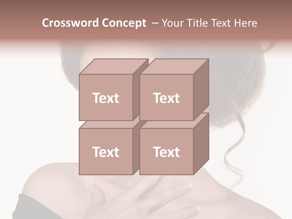 Necklace Curly Stylish PowerPoint Template