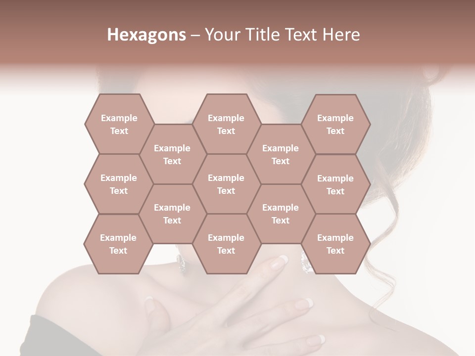 Necklace Curly Stylish PowerPoint Template