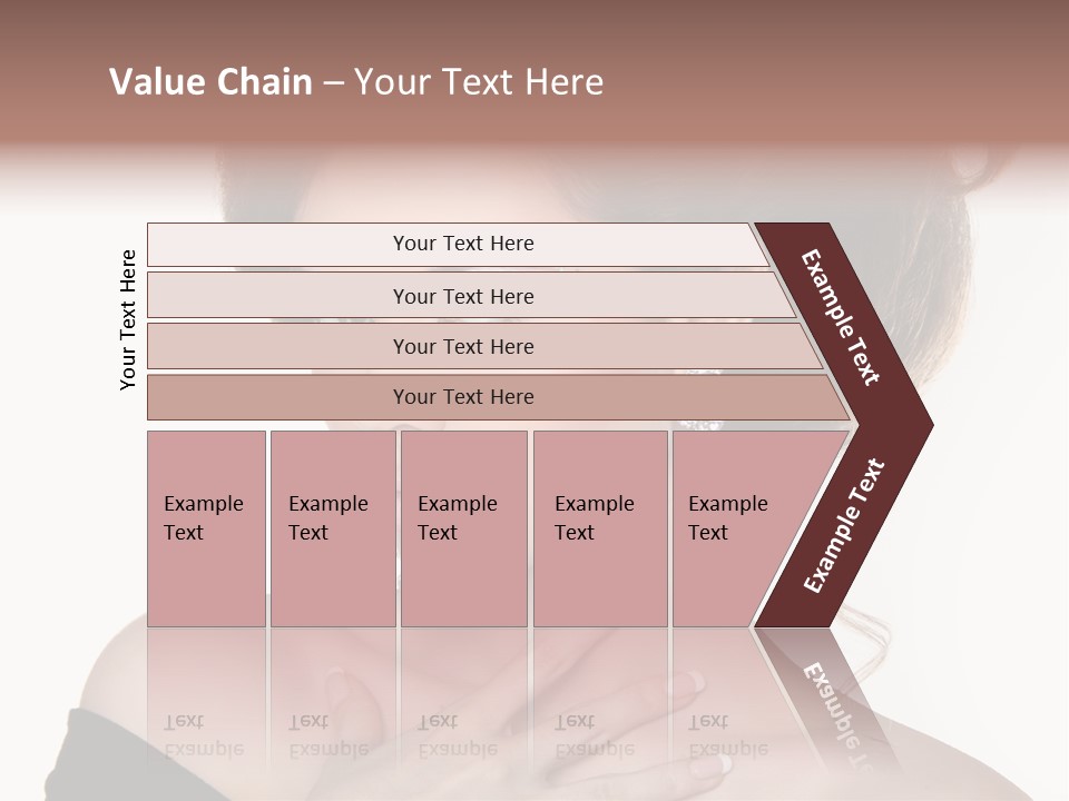 Necklace Curly Stylish PowerPoint Template