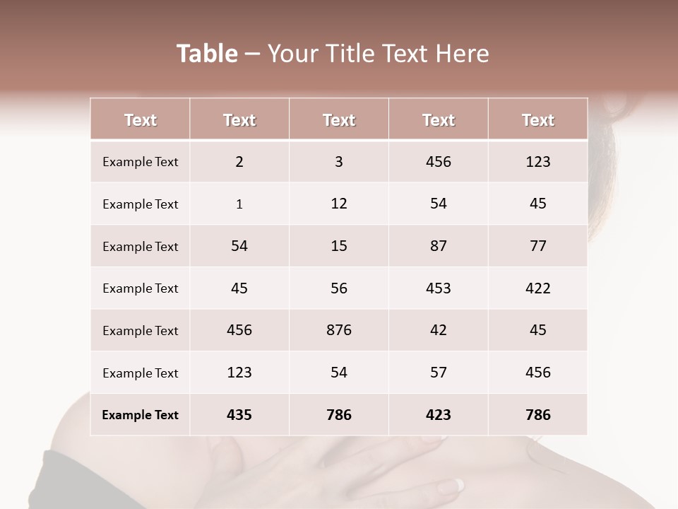 Necklace Curly Stylish PowerPoint Template