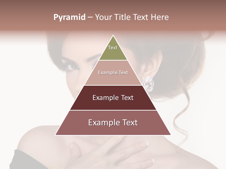 Necklace Curly Stylish PowerPoint Template