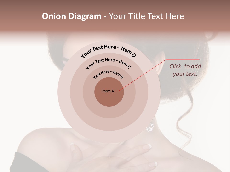 Necklace Curly Stylish PowerPoint Template