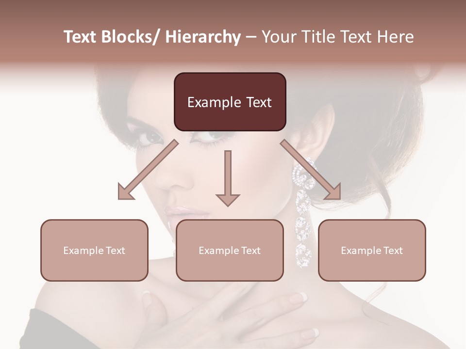 Necklace Curly Stylish PowerPoint Template