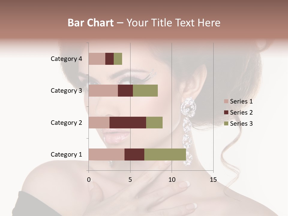 Necklace Curly Stylish PowerPoint Template