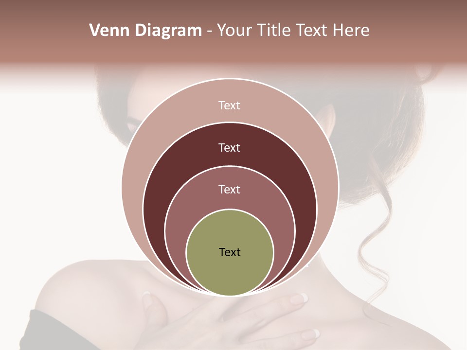 Necklace Curly Stylish PowerPoint Template