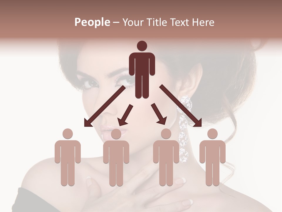 Necklace Curly Stylish PowerPoint Template