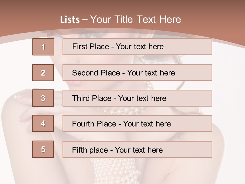 Young One Female PowerPoint Template