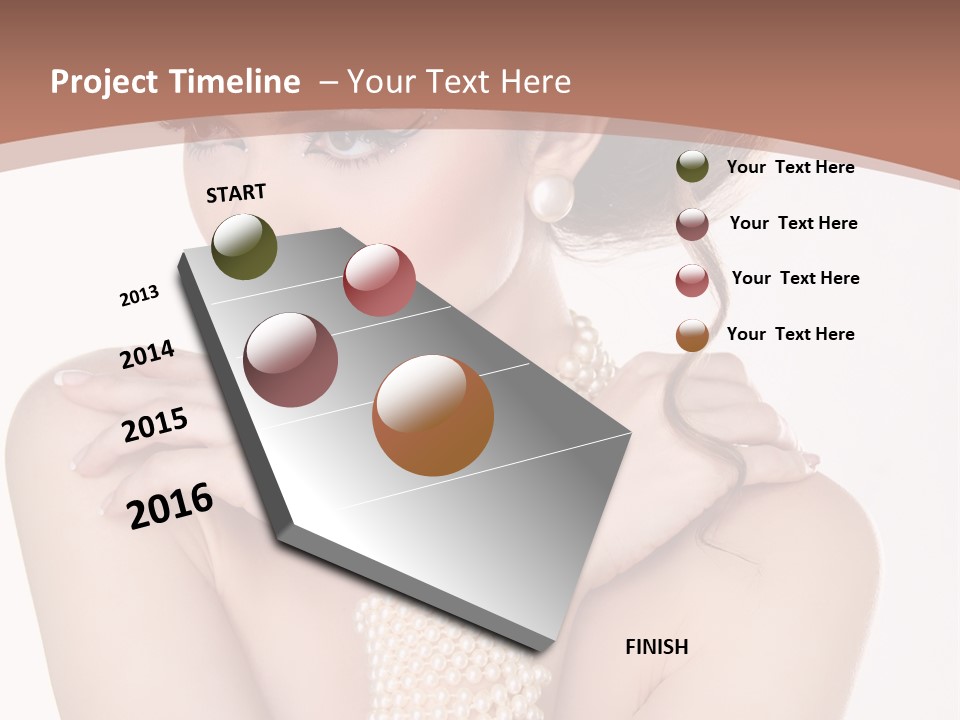 Young One Female PowerPoint Template