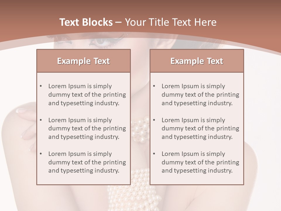 Young One Female PowerPoint Template