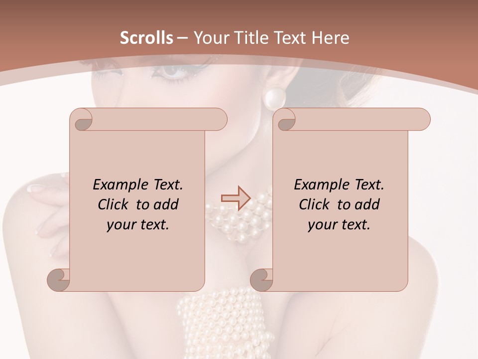 Young One Female PowerPoint Template