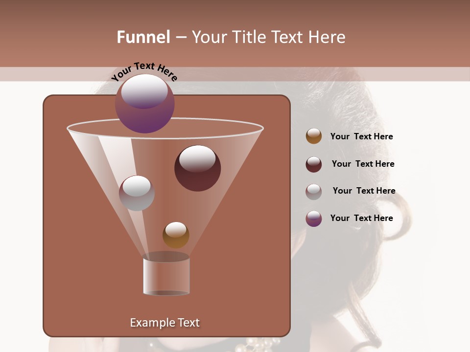 Model Hair Lipstick PowerPoint Template