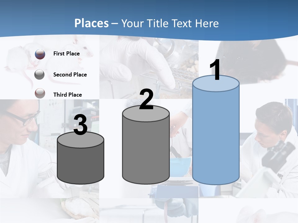 Injection Black Glasses PowerPoint Template