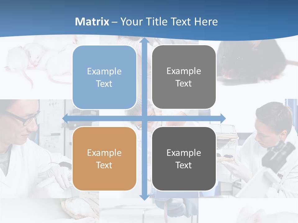 Injection Black Glasses PowerPoint Template