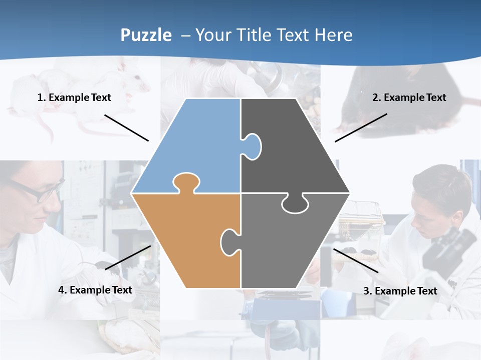 Injection Black Glasses PowerPoint Template