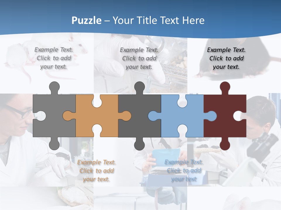 Injection Black Glasses PowerPoint Template