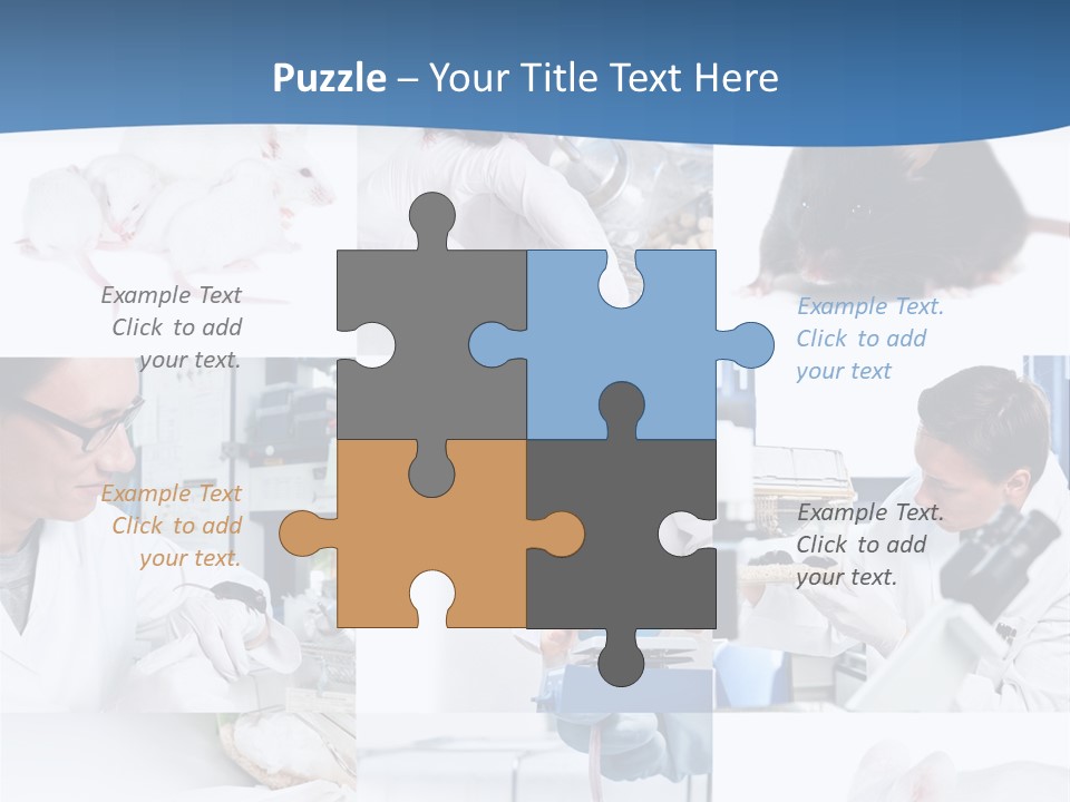 Injection Black Glasses PowerPoint Template