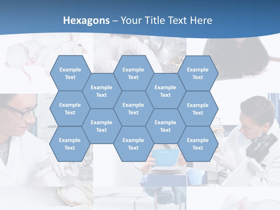 Injection Black Glasses PowerPoint Template